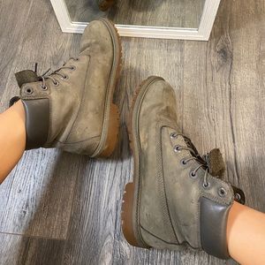 olive green timberland boots